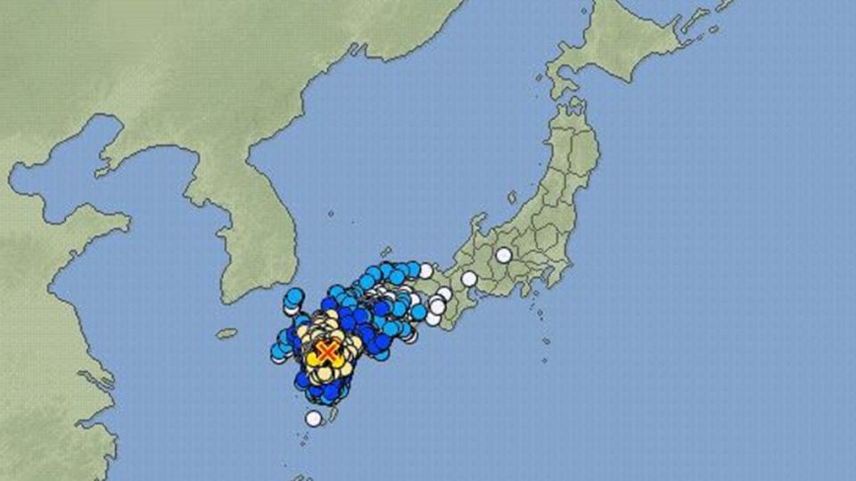 【影片】30秒驚魂!日本九州熊本縣發生規模6.4強震