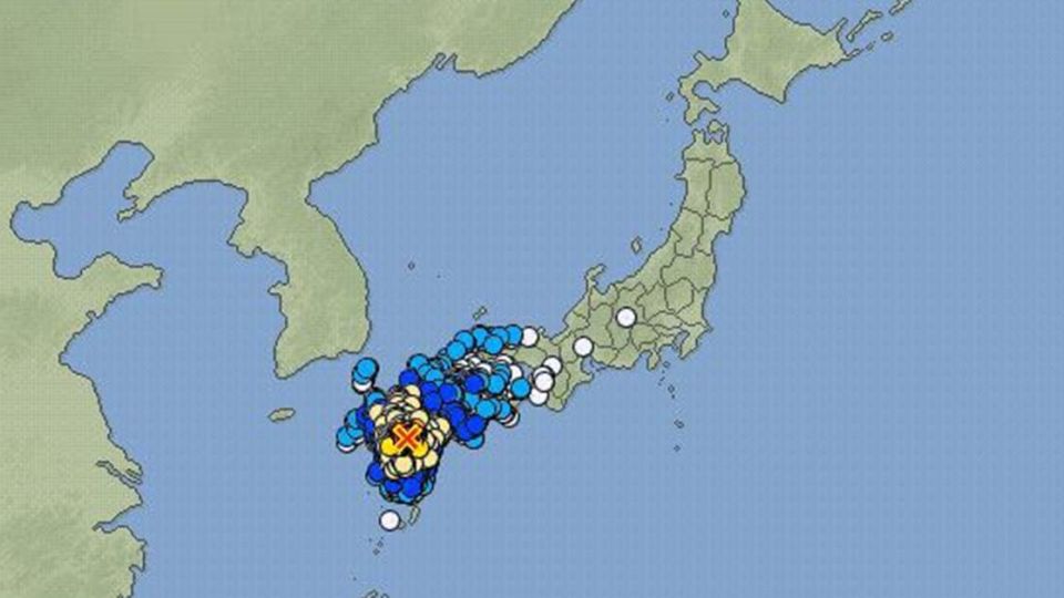 【影片】30秒驚魂！日本九州熊本縣發生規模6.4強震