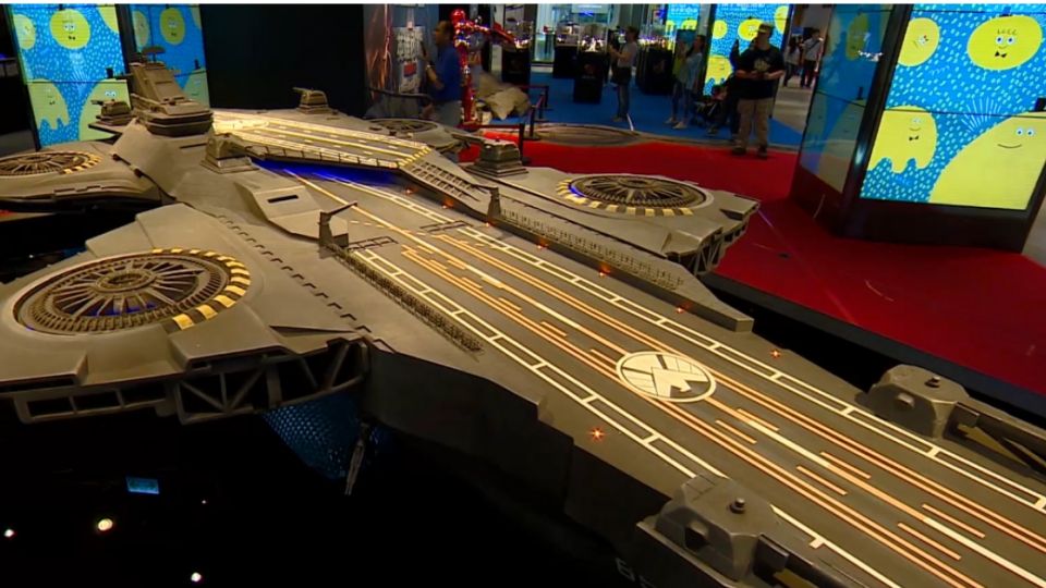 美國隊長3效應 世界唯一「飛空母艦」來台