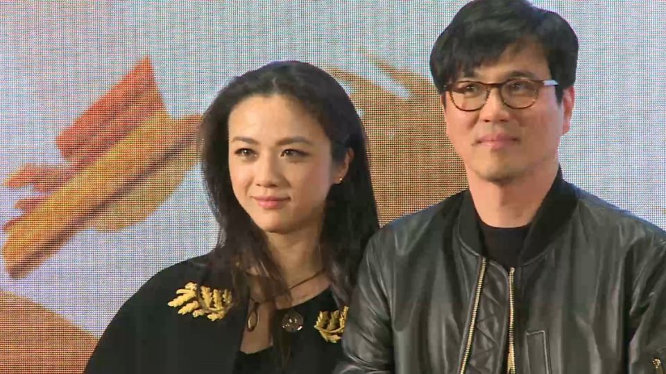 湯唯偕同韓國丈夫 北京宣傳新電影