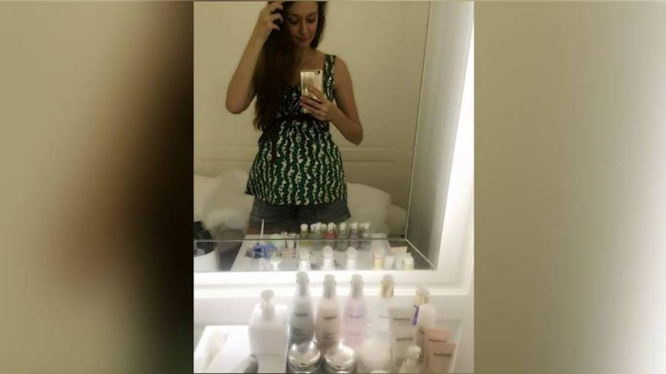 螞蟻腰9年不變！瑞莎懷孕6月 竟還穿的下《惡吻2》戲服