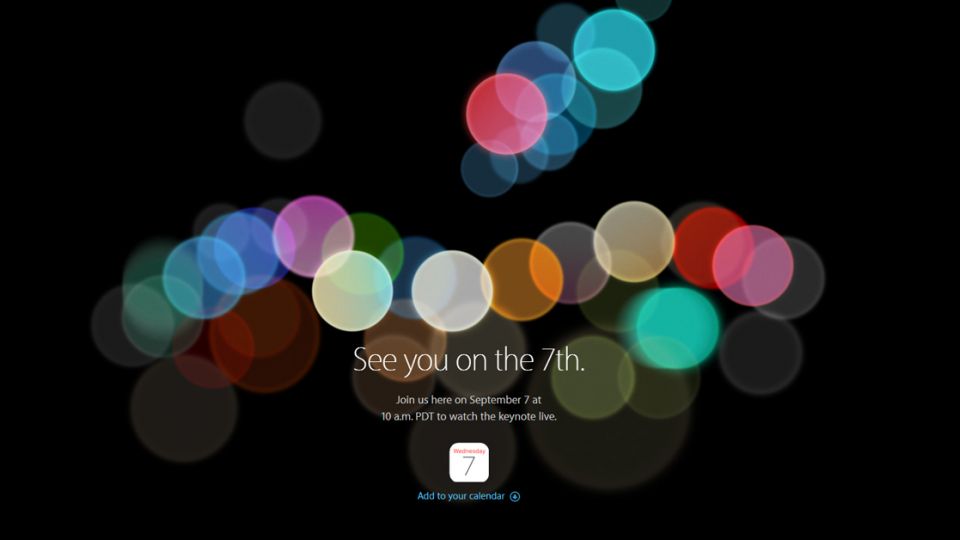 ​果粉注意！iPhone 7真的來了 蘋果發函相約9/7見