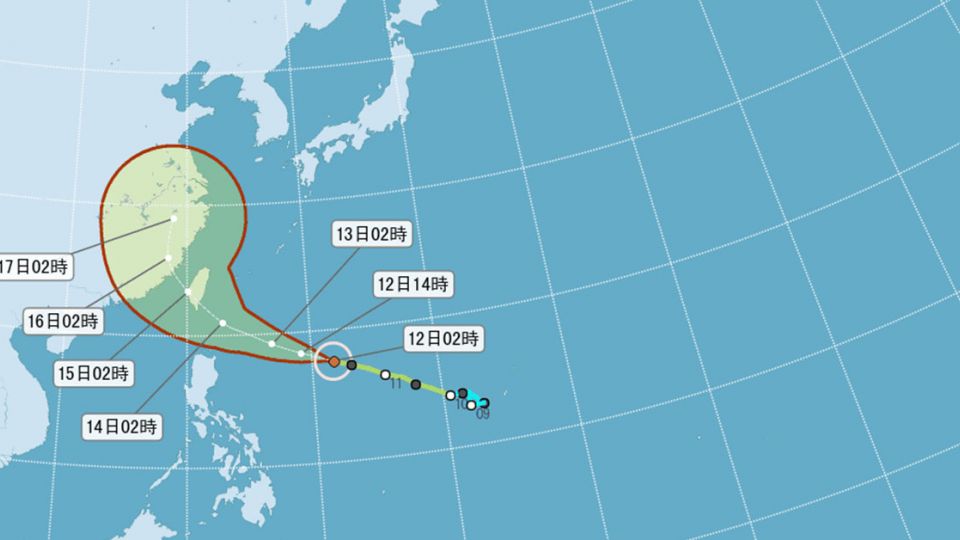 莫蘭蒂最快今晚發海警、明陸警 鄭明典：全台有感