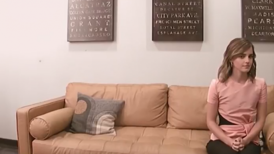 女神崩壞！ 艾瑪華森假徵保姆又哭又笑 粉絲傻眼