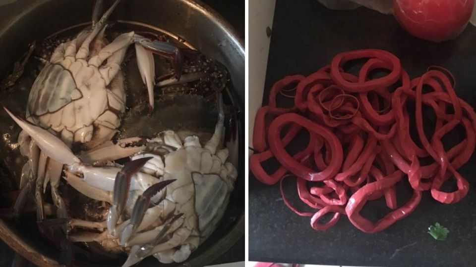 哭了…他花2千元買肥蟹 光「橡皮筋」就佔600多元