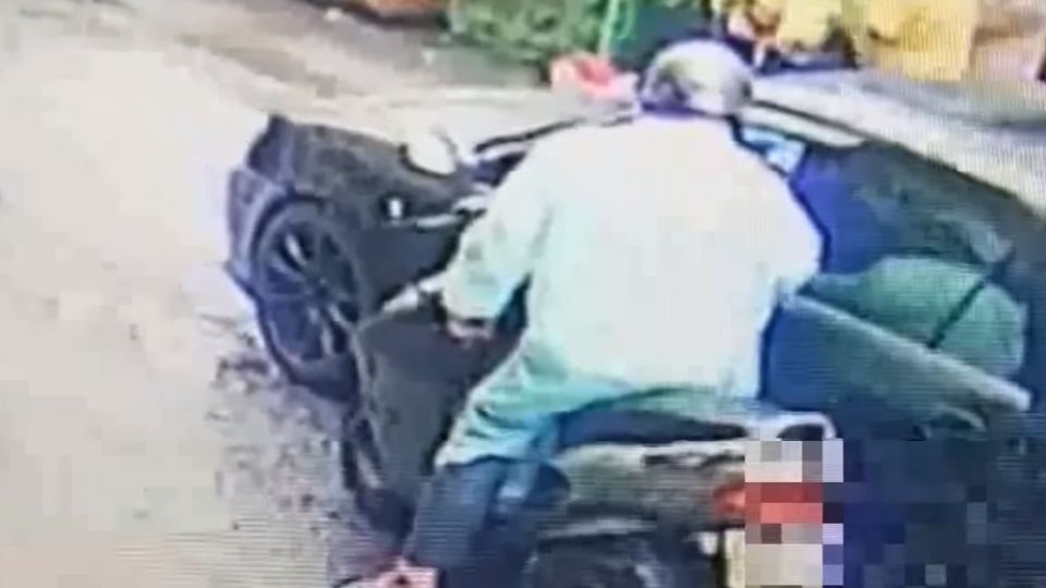 控開車輾人不道歉 駕駛還罵人持鐵棍狂毆