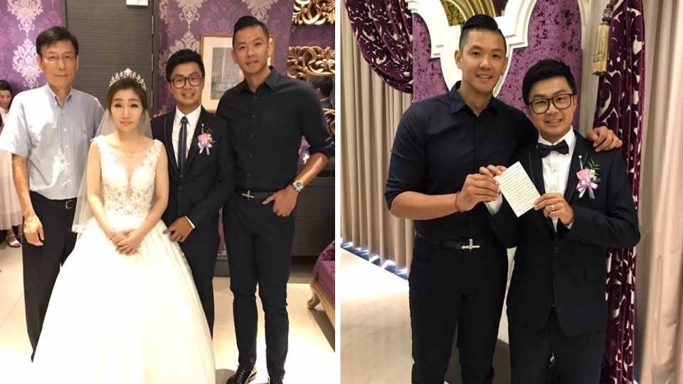 相挺13年！殉職警兒婚禮上秀「鼓勵信」 讓黑人險淚崩