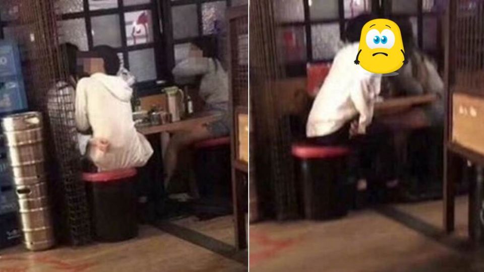 影片曝光!女友離開…他秒轉頭「熱吻閨蜜」 客人看傻眼