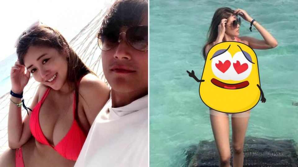 賴琳恩艷紅比基尼「解放蜜桃臀」 網噴鼻血：想投胎當陳乃榮