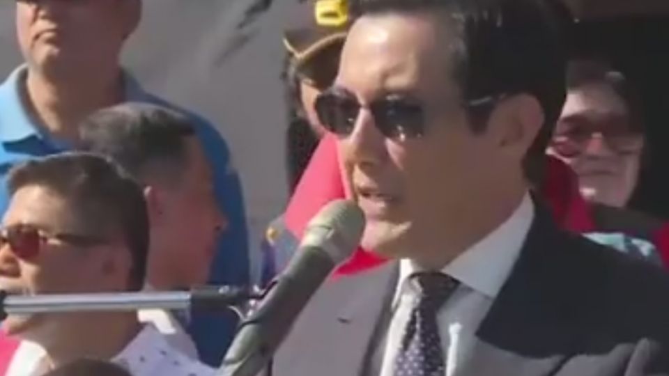 泛藍國慶大會旗海飄揚 馬英九：這才是國慶