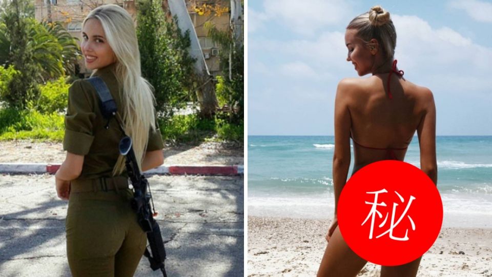 性感！火辣女兵狂曬「蜜桃臀」 正面背面都超犯規！
