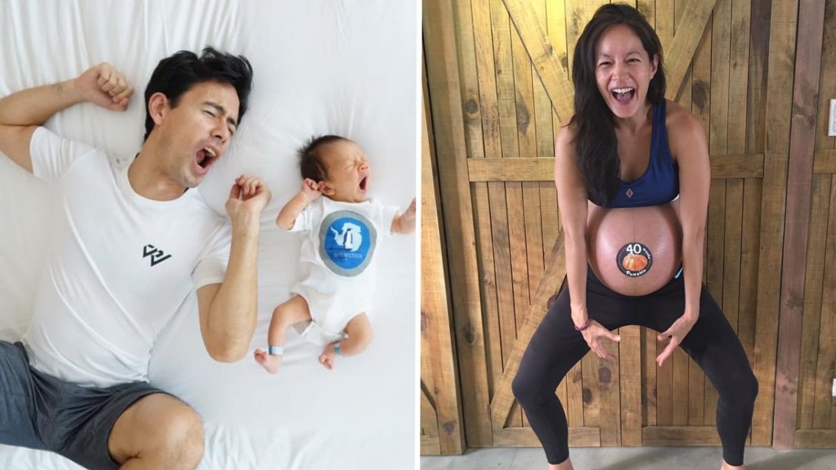 【影片】才剛生完1個月！Janet摸肚報喜「有了」 老公驚呆樂翻天