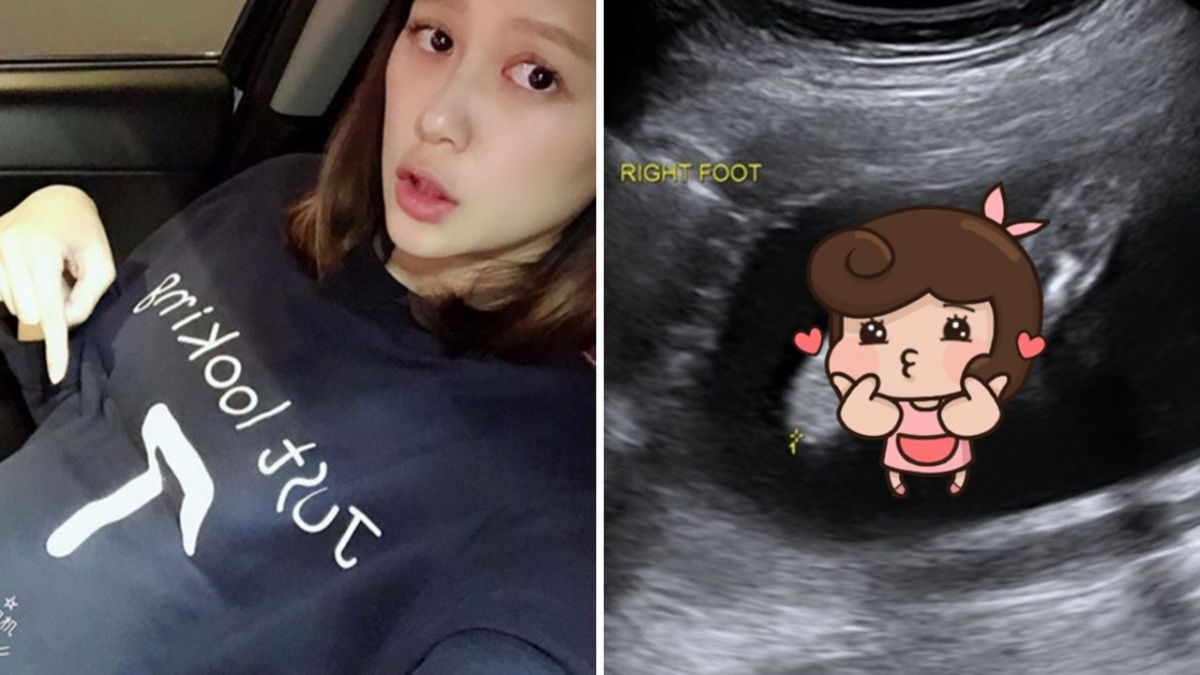 女兒是巨嬰！嚴立婷炫「六月巨肚」 照超音波嚇傻：腳趾頭超長