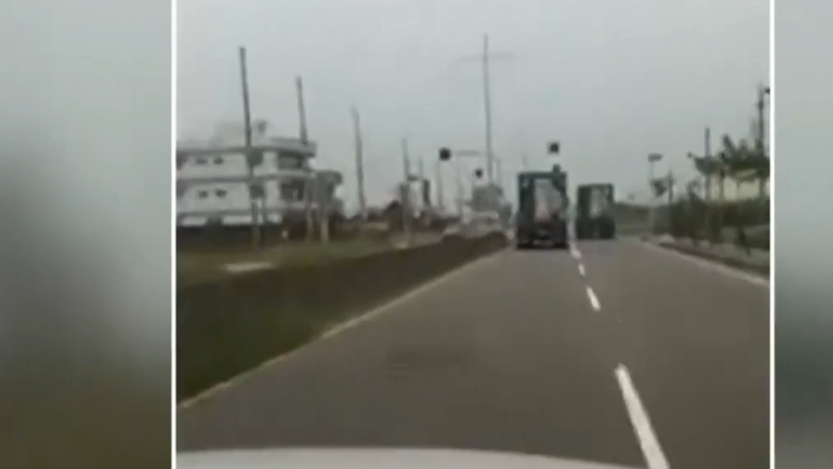 大車並行疑故意擋道 PO網討拍反被爆違規