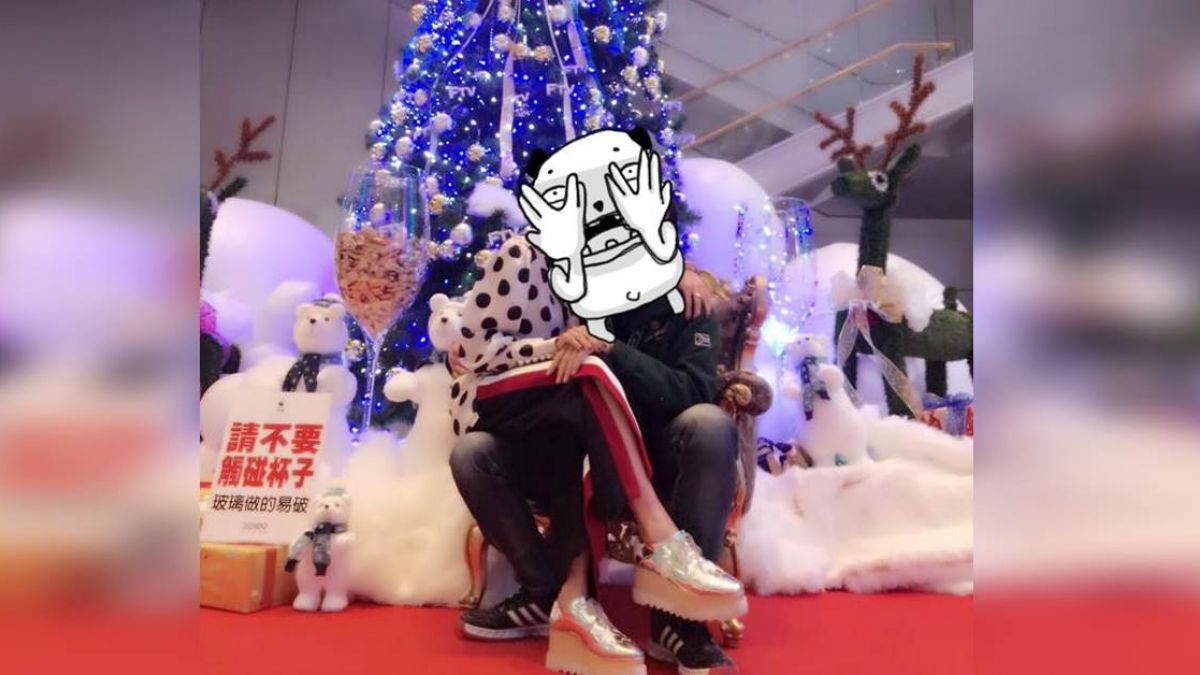 纏戀17年首放閃！侯怡君甜坐蕭大陸大腿 深情摟肩啾啾