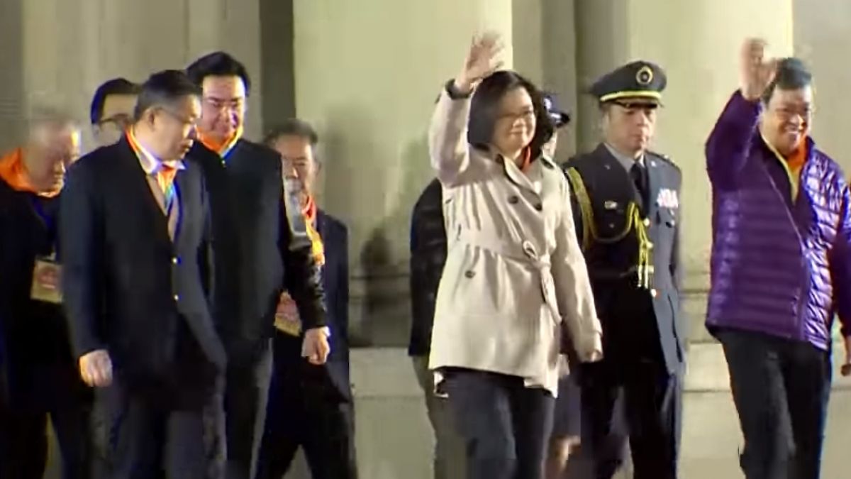 世大運5金牌領唱國歌 蔡總統微開口唱完整首