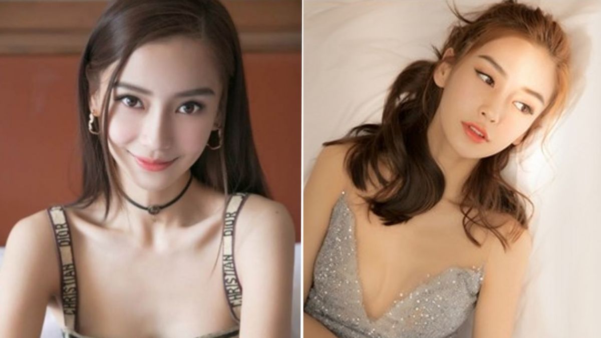 Angelababy開深V走紅毯！一彎腰…C字側乳全看光