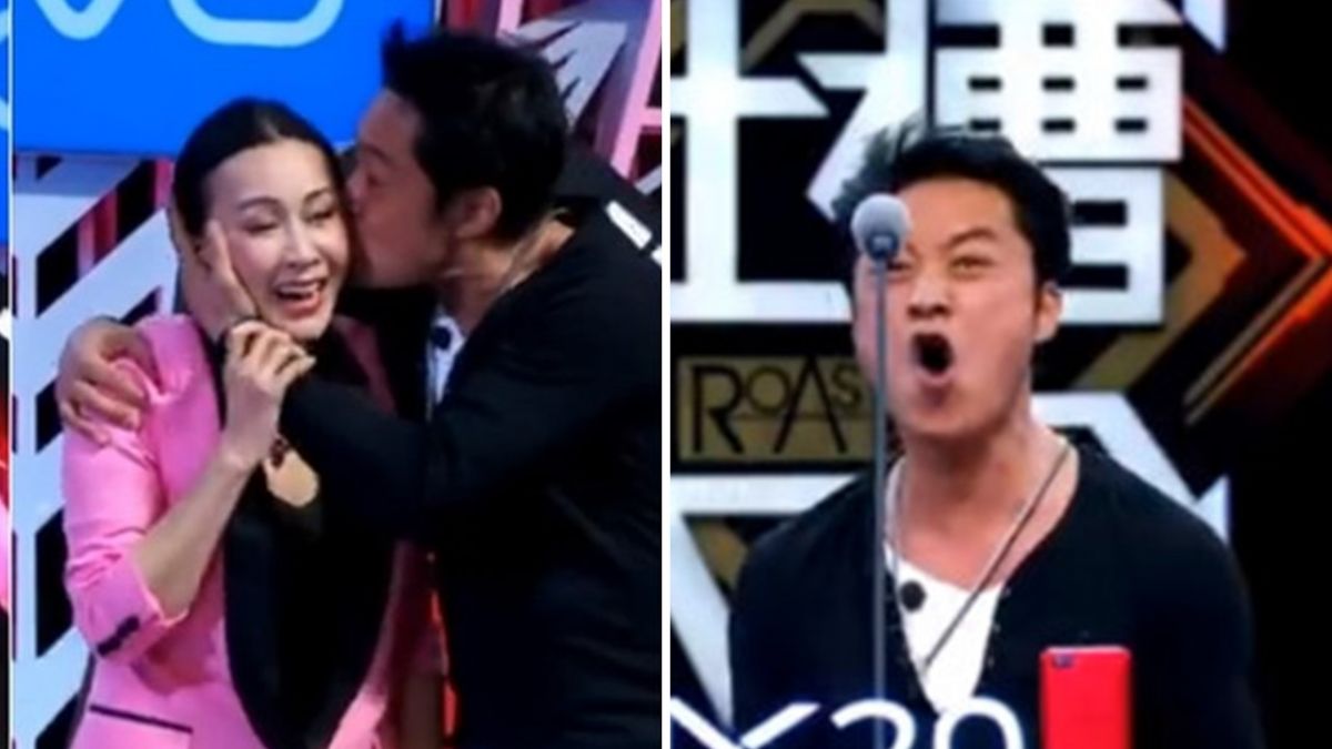 馬景濤上節目突強吻劉嘉玲 嘉賓驚呆怒譙：報警吧！