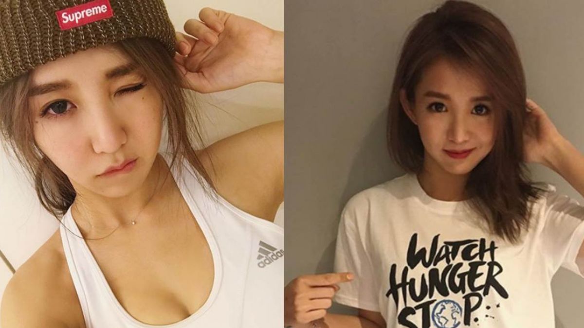 郭書瑤跪坐夾緊…V領襯衫擋不住豪乳！俯視E奶深溝超邪惡
