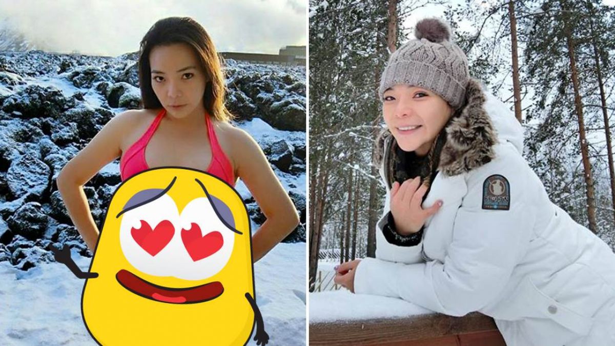 不怕冷！小甜甜雪地辣穿比基尼 驚曝「下面熱熱的」