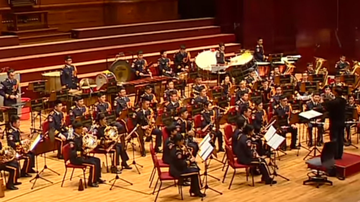 國防部示範樂隊音樂會 國家音樂廳登場 - YouTube