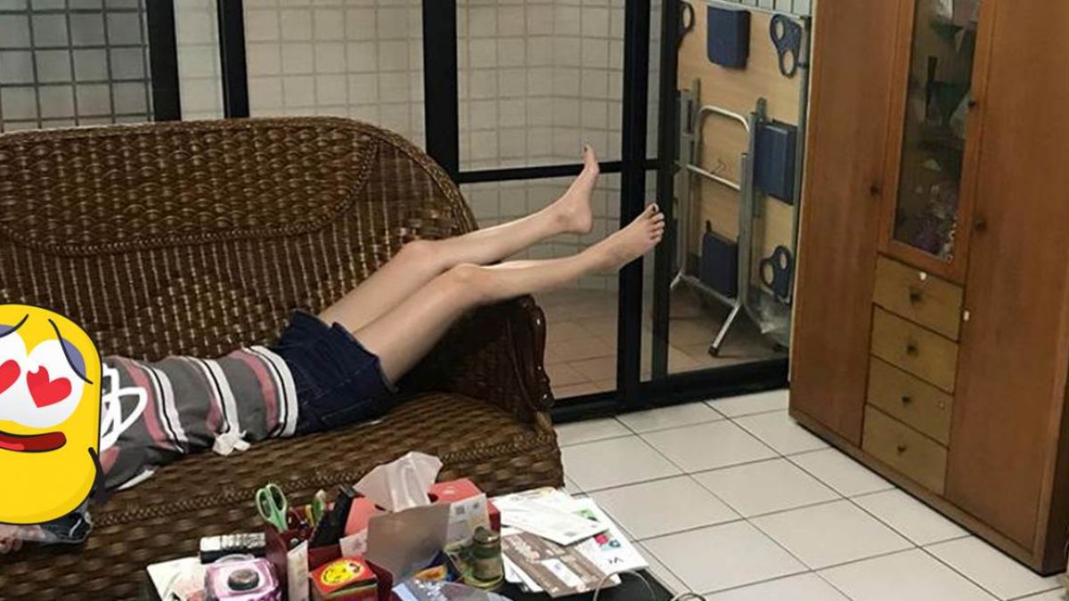 姊姊愛開電視睡覺 他怒PO豪邁睡姿…網卻只想:跪求正面照!