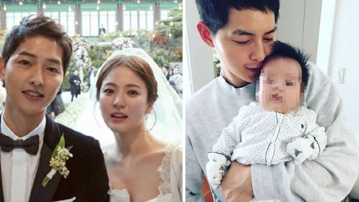 宋慧喬剛爆懷孕！宋仲基「奶爸抱娃」照外流 貼臉親親超有愛