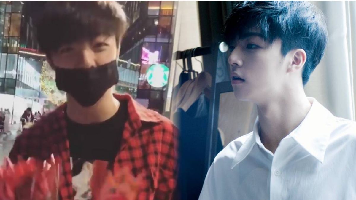 大街捕獲野生陳立農！捧花站街頭原因暖爆網友