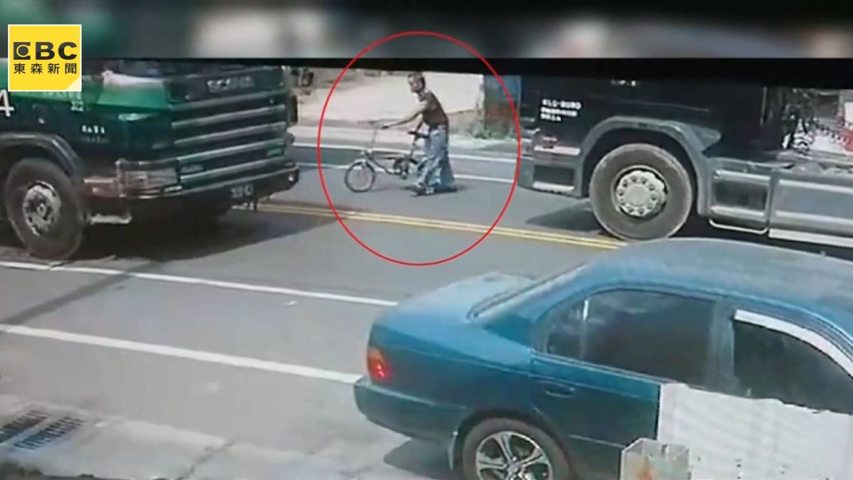 老翁過馬路行經視線死角 聯結車未留意當場輾斃