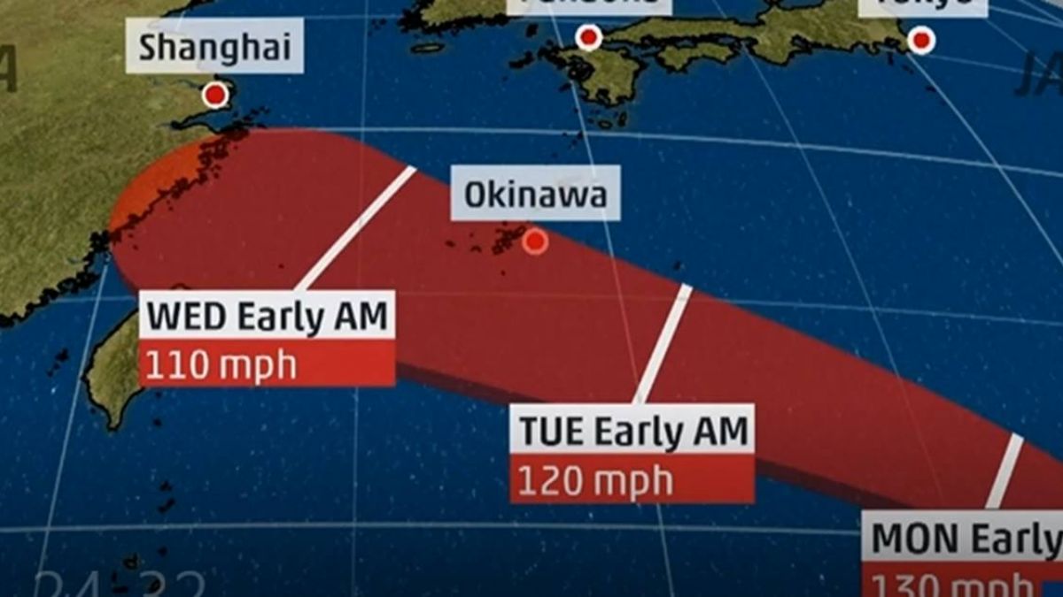 強颱瑪莉亞來勢洶洶 CNN：會擦過台灣北部