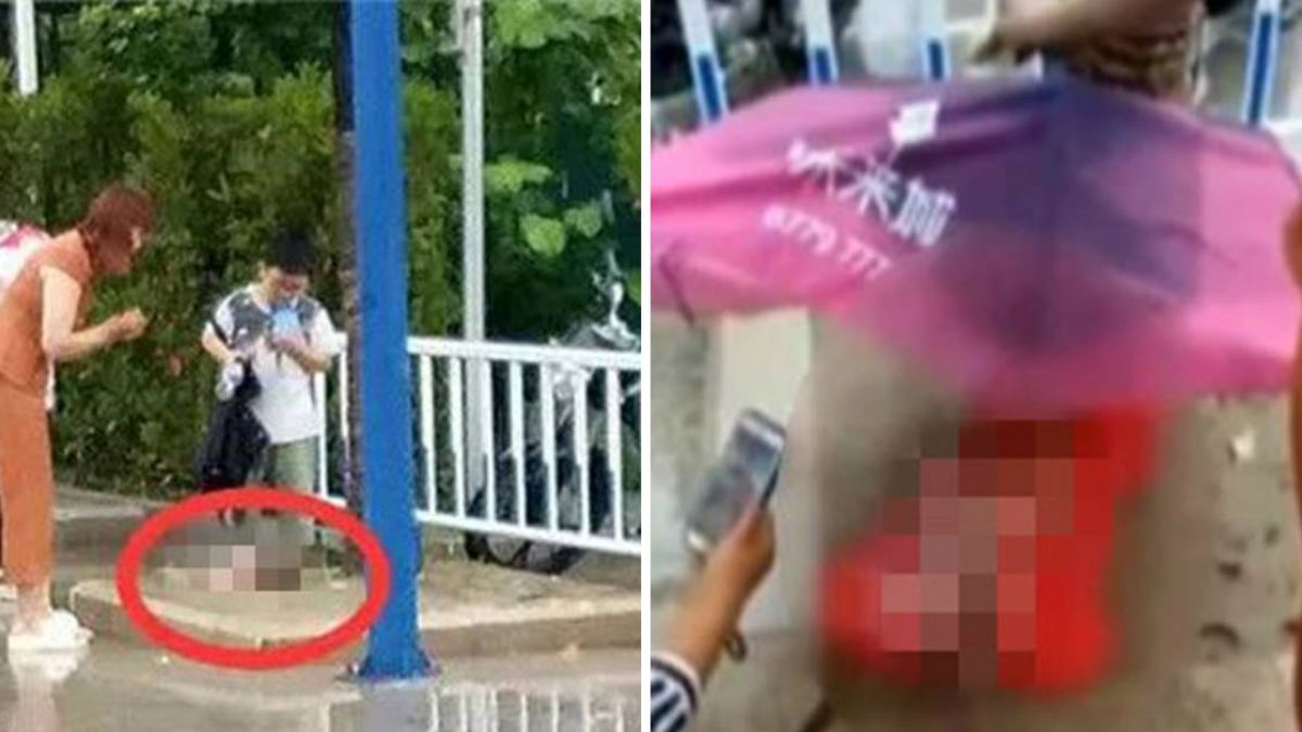 路邊羊水破！15歲少女站立產嬰 外婆狠扔花圃：不能要