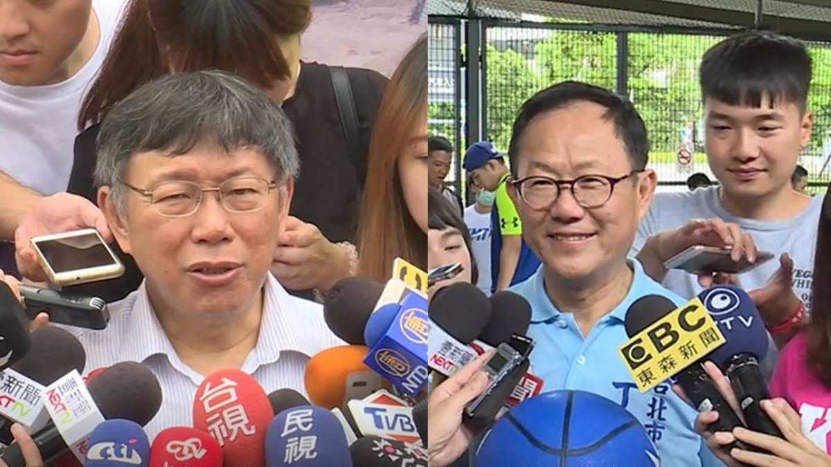 中職紅白明星對抗賽開打 柯、丁同台互動冷