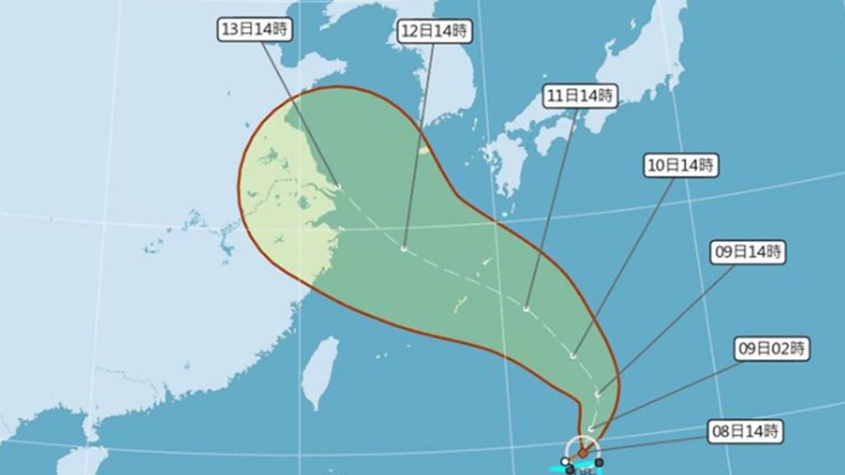 今年第14號颱風魔羯生成！東南部周末防雨